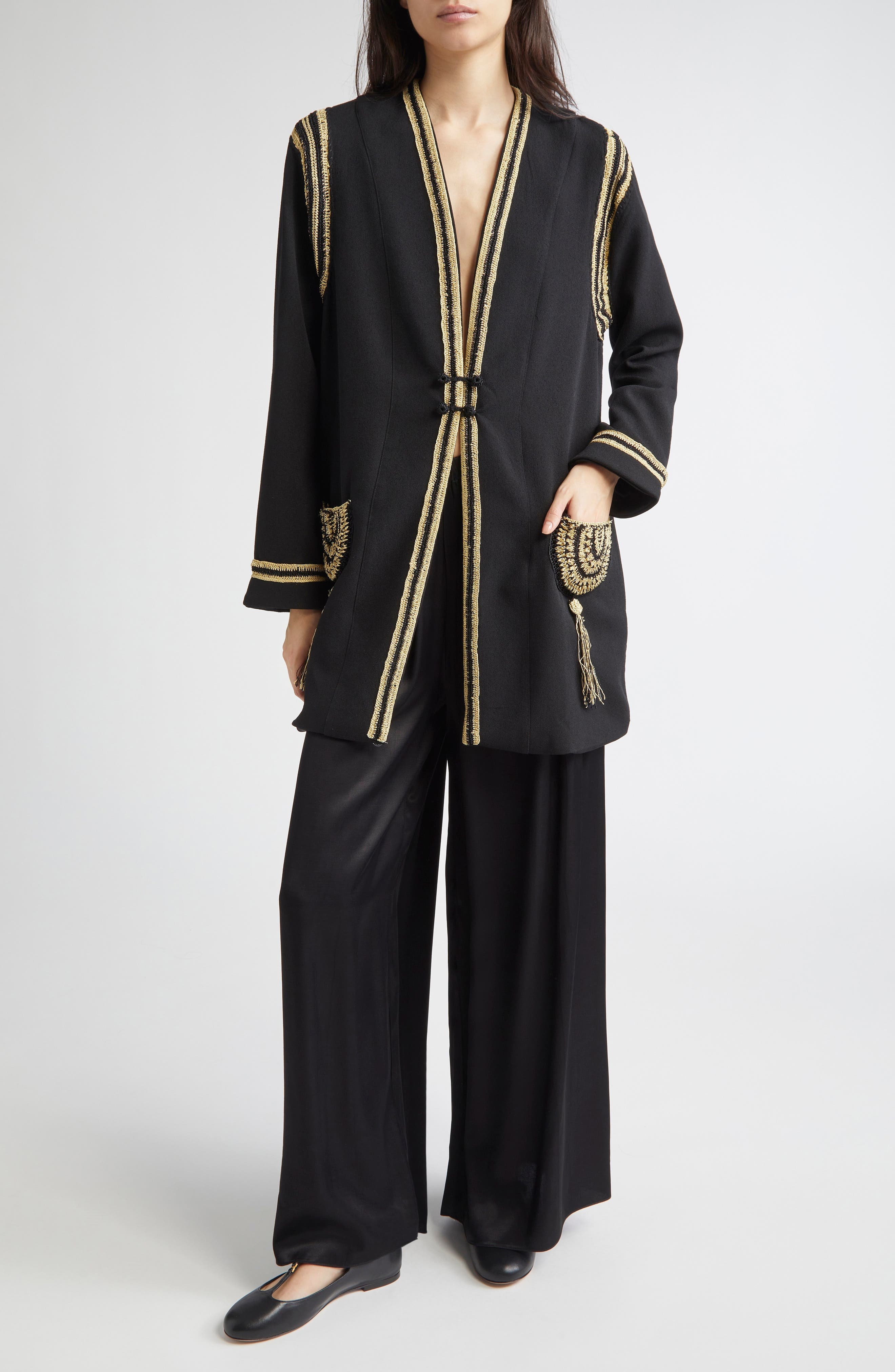Bode Roy Pants in Black at Nordstrom - 8
