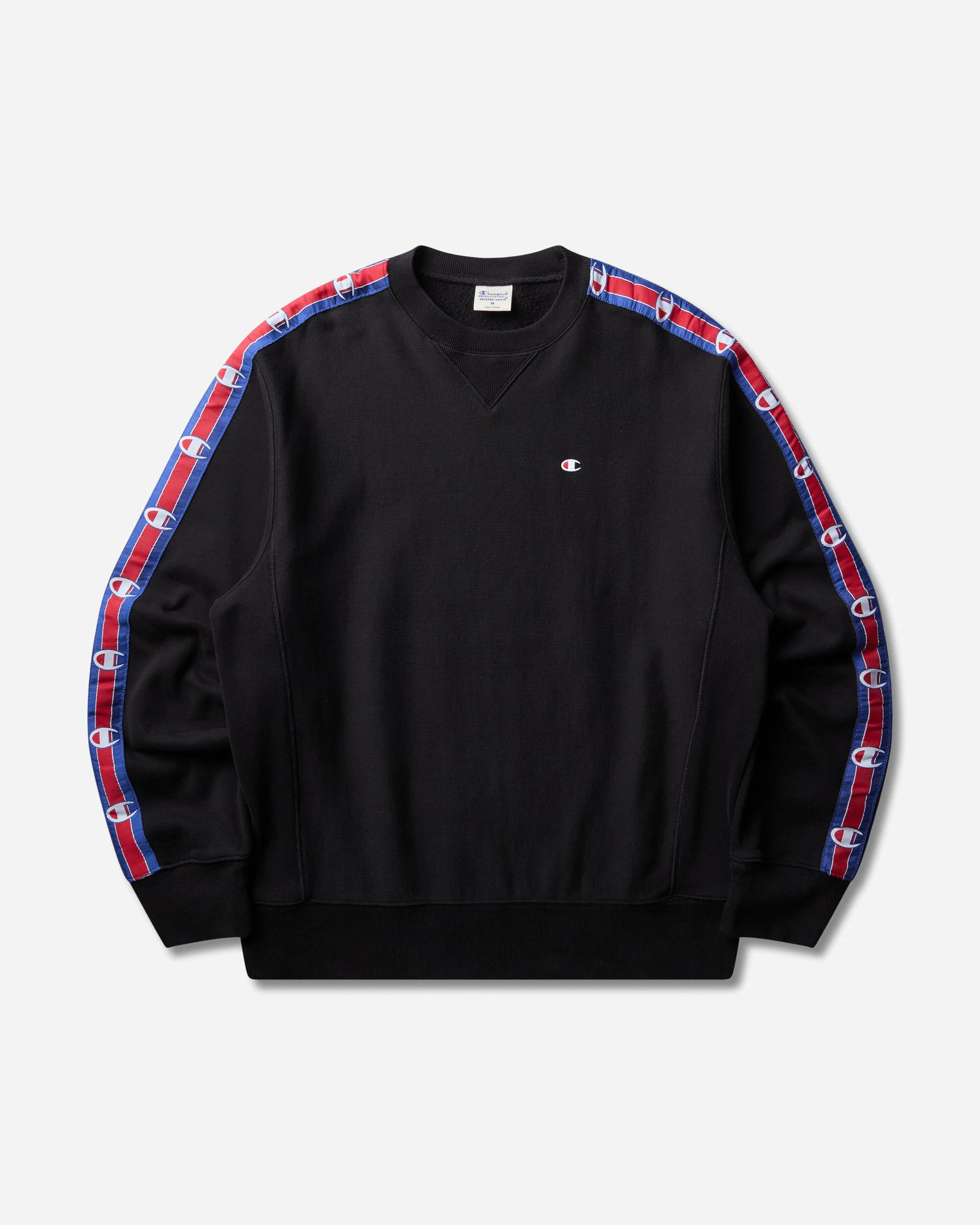 Men's Reverse Weave Crewneck Sweatshirt Black - 1