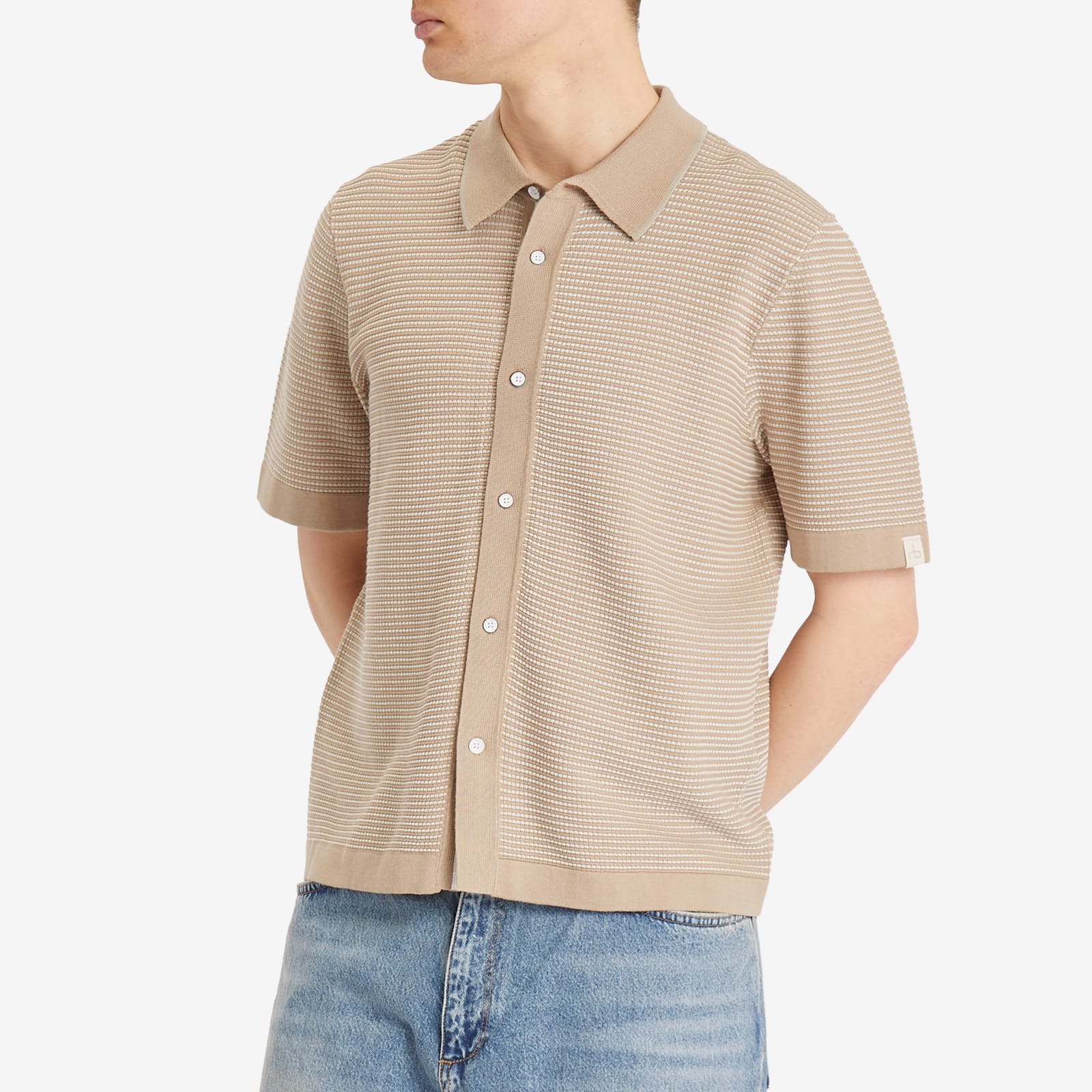 Rag & Bone Harvey Jacquard Stripe Shirt - 2