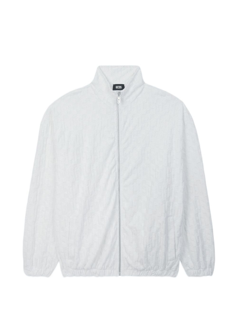 terry monogram zip-up jacket 1