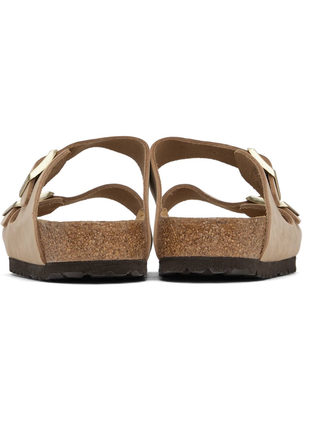 Beige Regular Arizona Soft Footbed Sandals - 2
