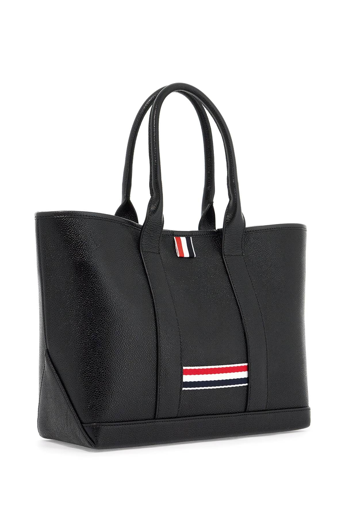 Thom Browne Small Leather Tote Bag For Tools Men - 3