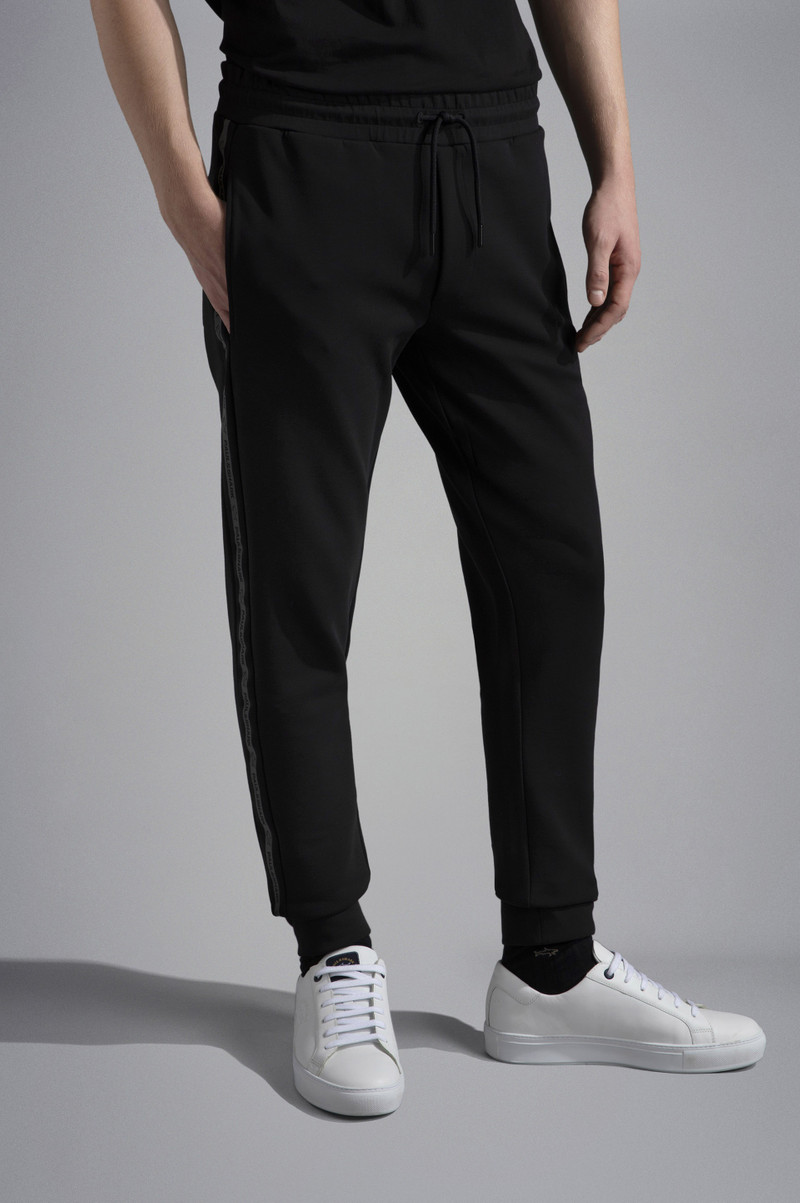 COTTON SPORTS TROUSERS WITH REFLEX PRINT 5