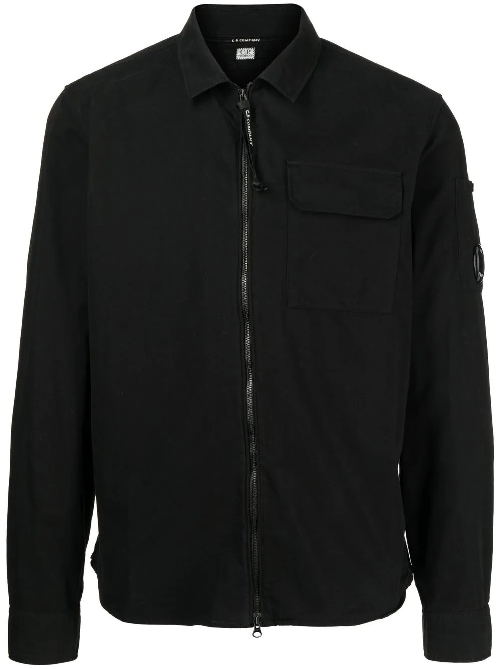 zip-fastening shirt - 1