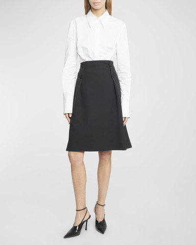 Givenchy Button Wool Skirt outlook