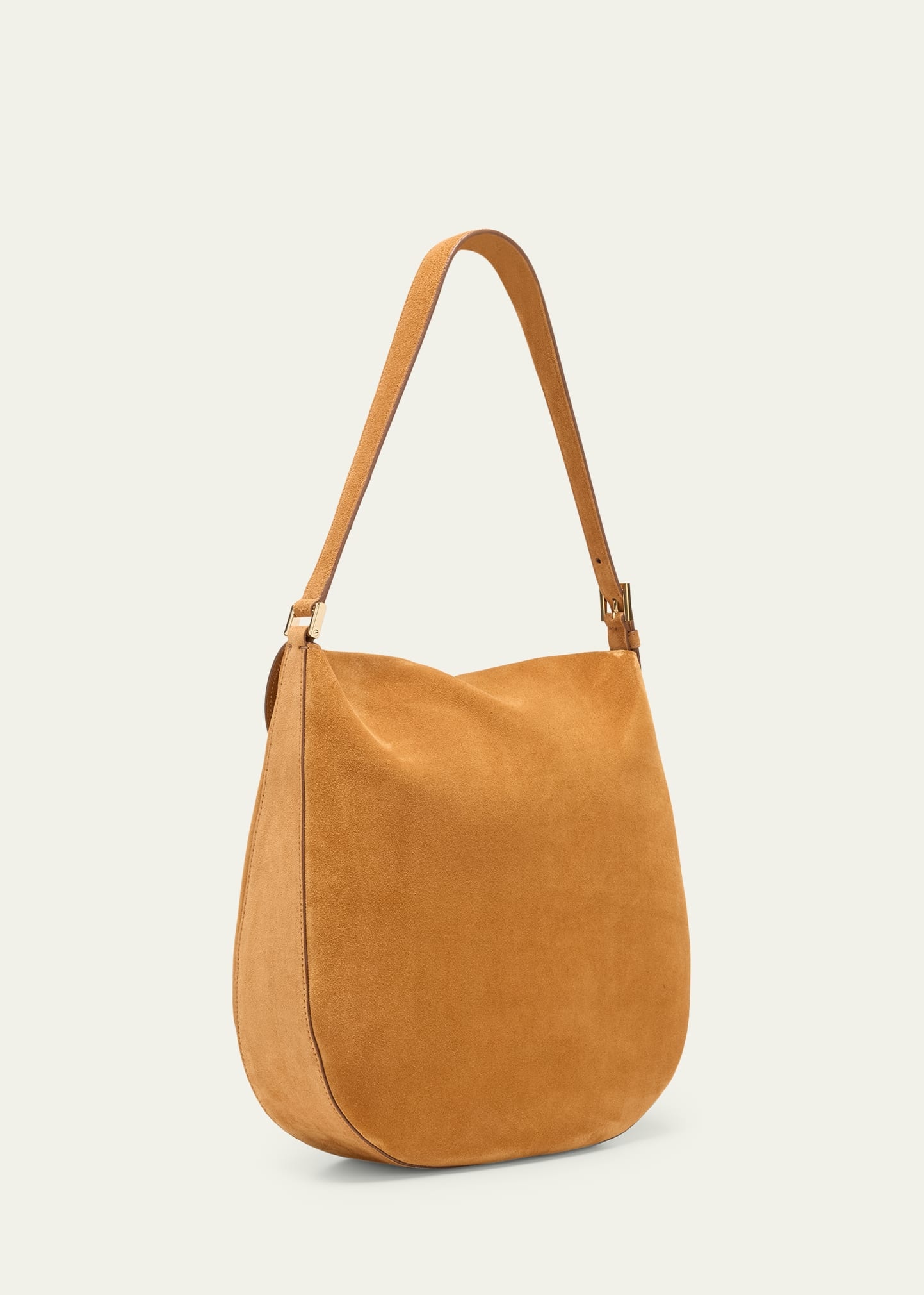 Tondo Large Suede Hobo Bag - 3