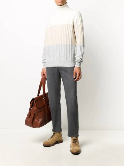 Brunello Cucinelli ribbed roll neck jumper outlook