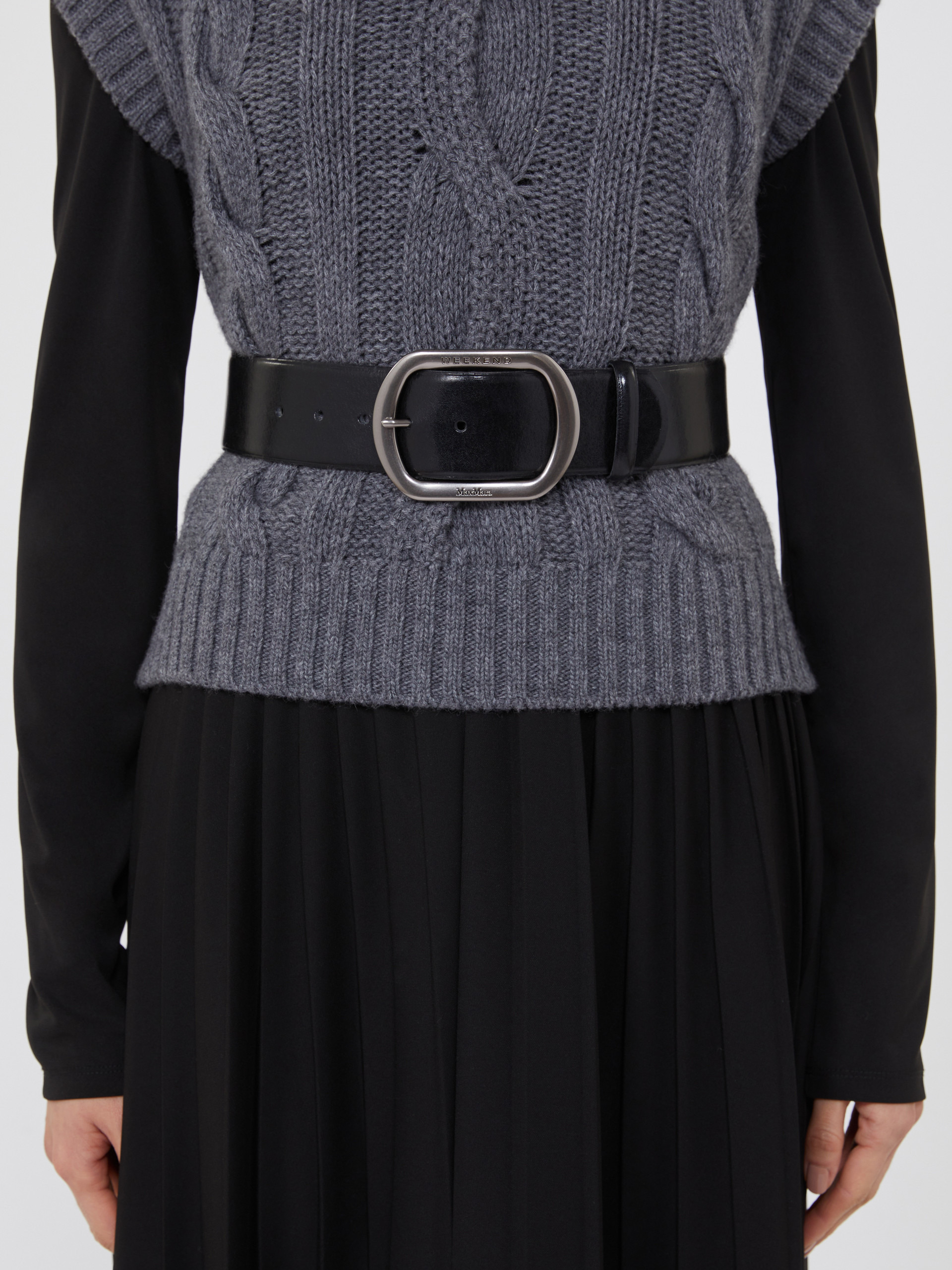 CLAVIER Leather belt - 3