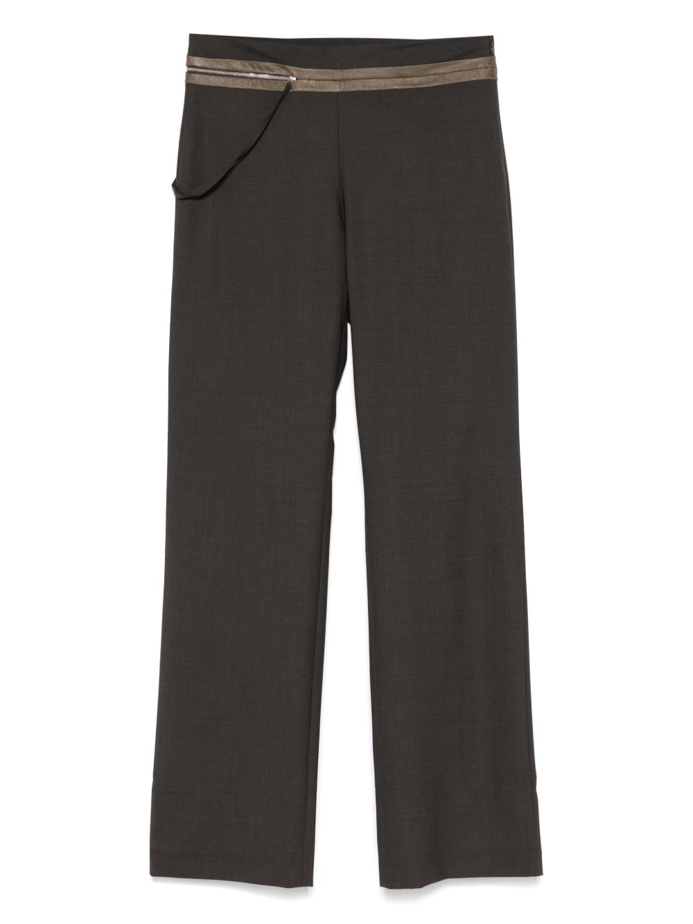 straight trousers - 1