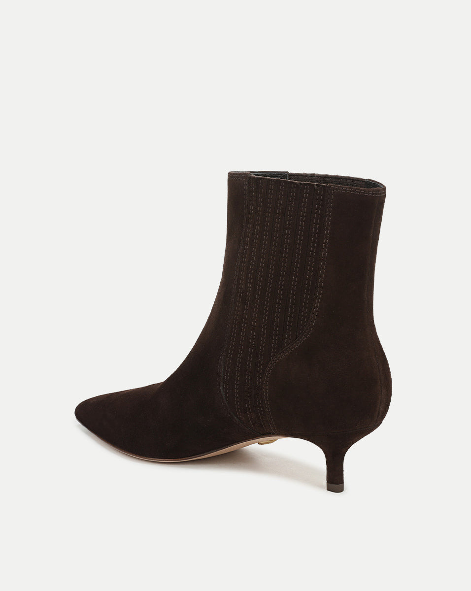 LISA KITTEN-HEEL BOOTIE - 4