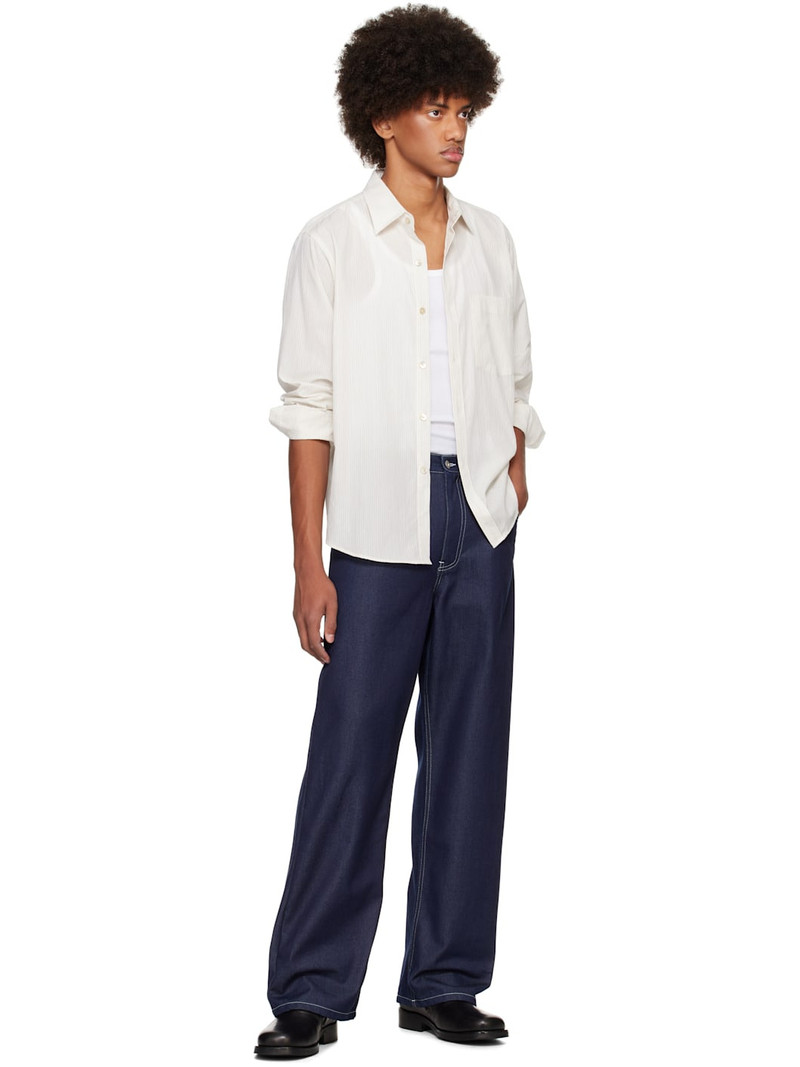 Small Talk Studio Blue Five-Pocket Jeans outlook