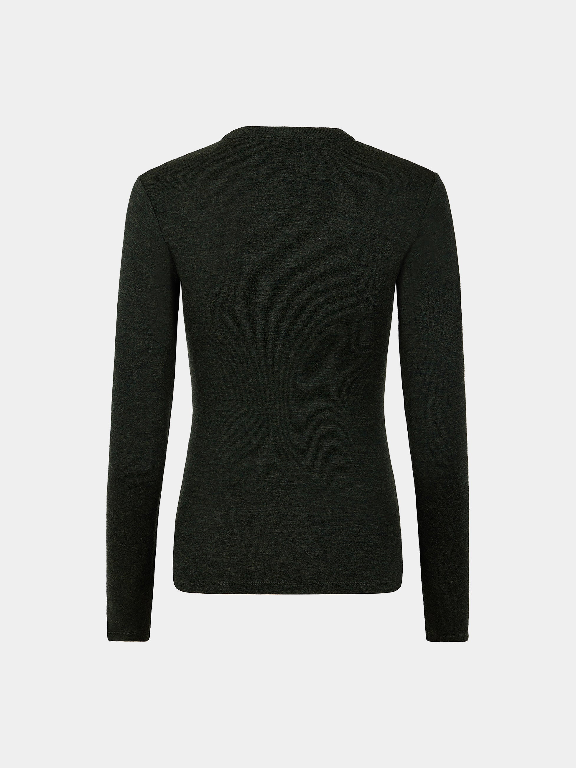 KHAKI DRAPÉ PRESSION TOP - 6