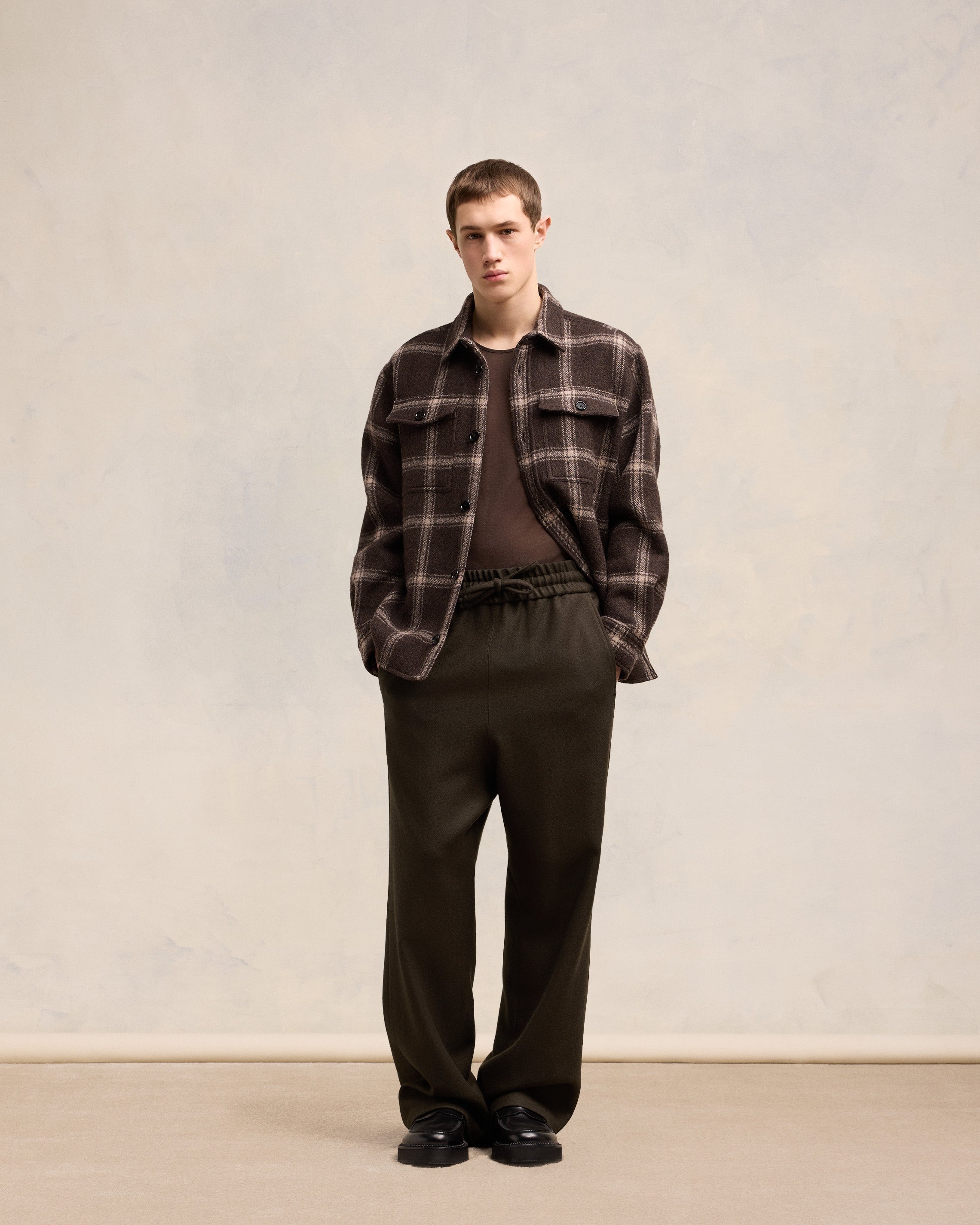 WIDE ELASTICATED WAIST TROUSERS - 2