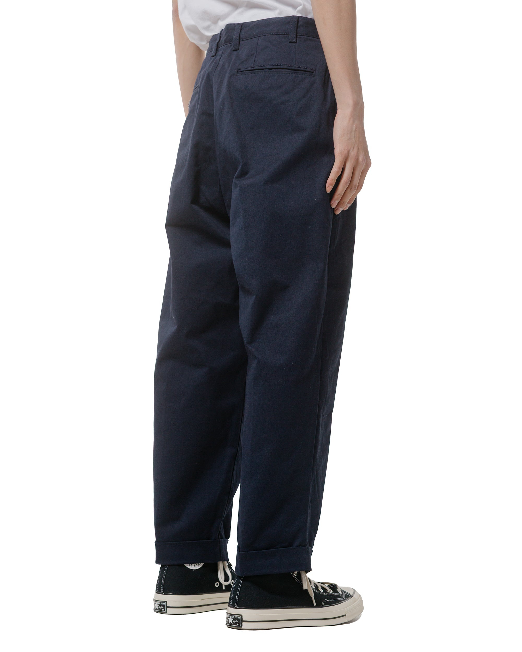 2Pleats Twill Dark Navy - 3