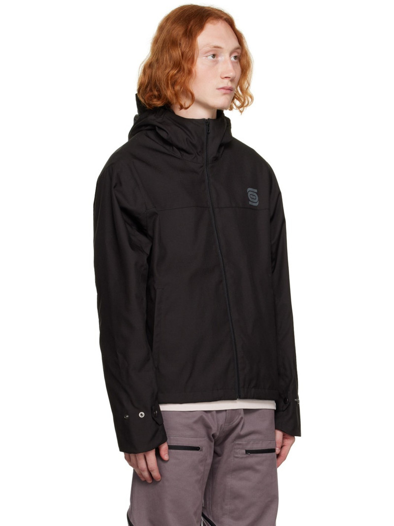 Black Bonded Rain Jacket 2