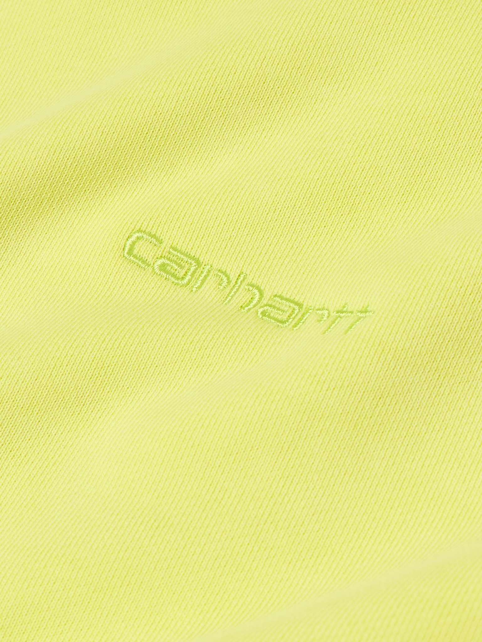 Duster Garment-Dyed Logo-Embroidered Cotton-Jersey Sweatshirt - 4