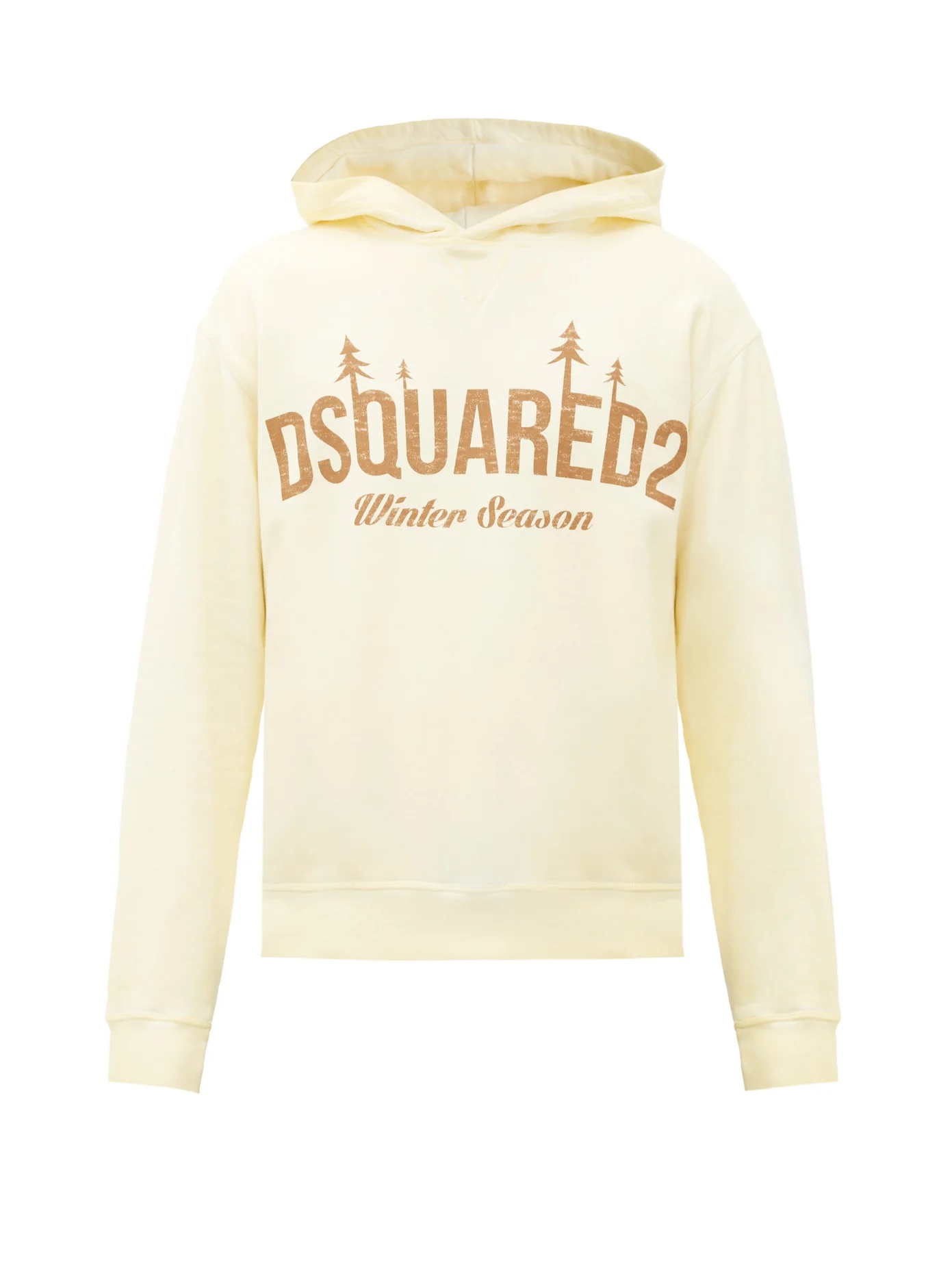 Logo-print cotton-jersey hooded sweatshirt - 1