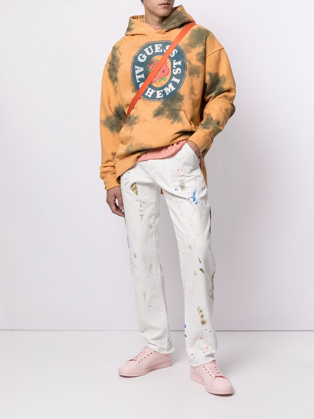 tie-dye cotton hoodie - 2