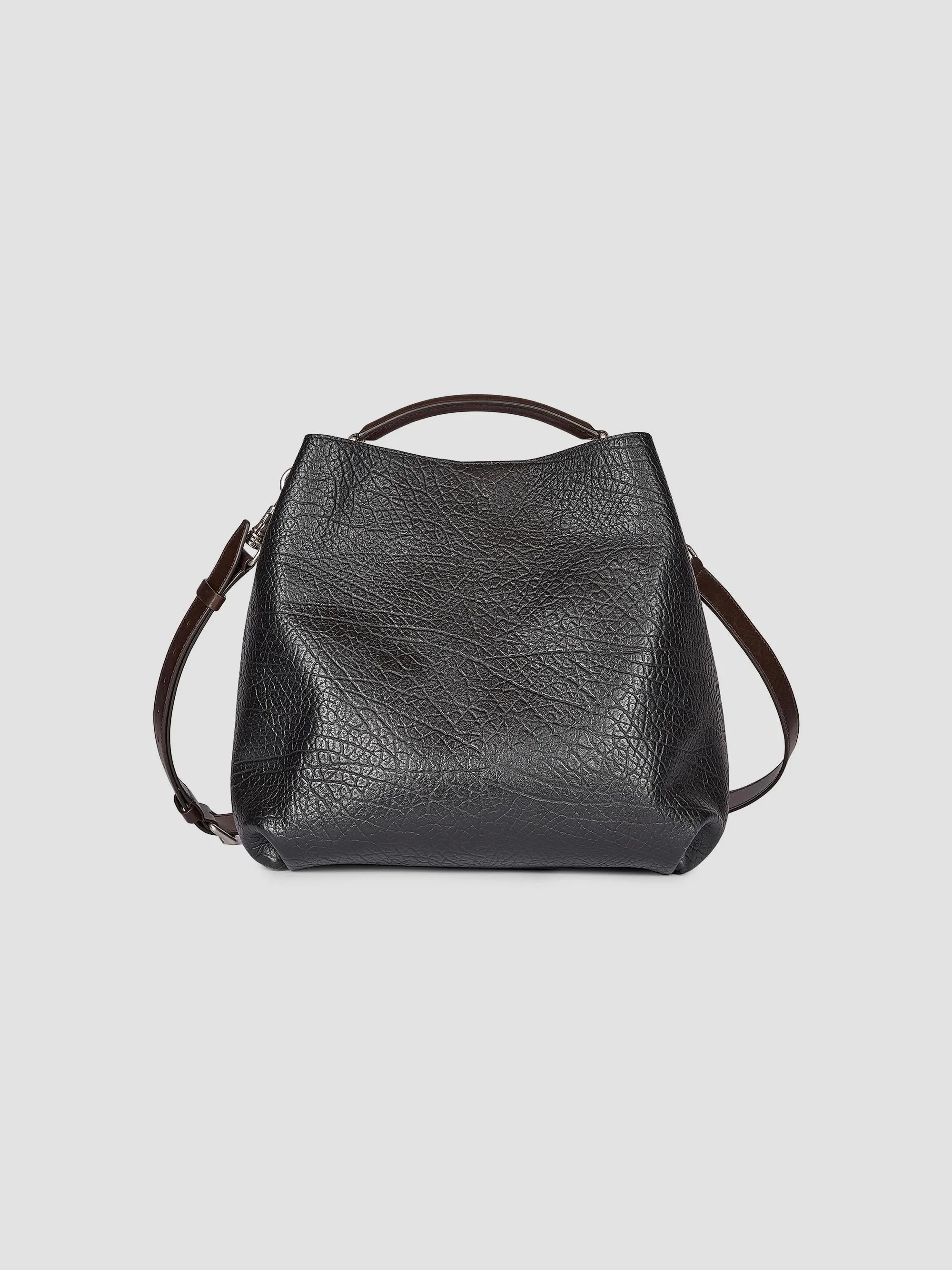 Men's Carter Leather Shoulder Bag - Black - 1