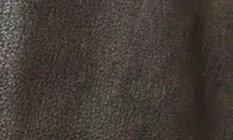 Danata Genuine Shearling Collar Lambskin Leather Jacket 7