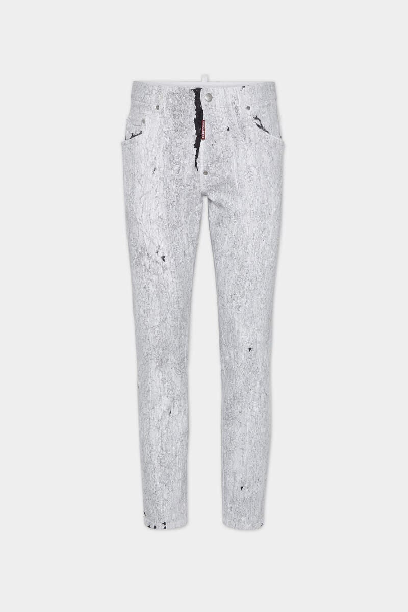 CRACKLÈ WASH SKATER JEANS - 1
