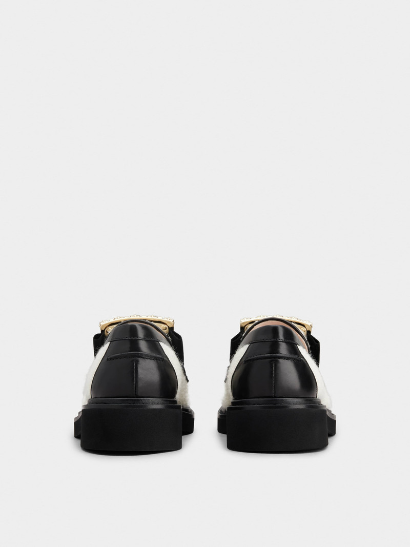 Viv' Rangers Strass Buckle Loafers in Fabric 5