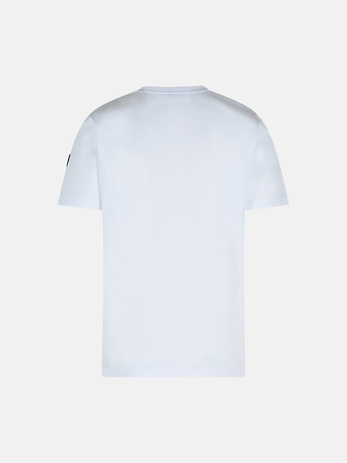 WHITE COTTON T-SHIRT - 3