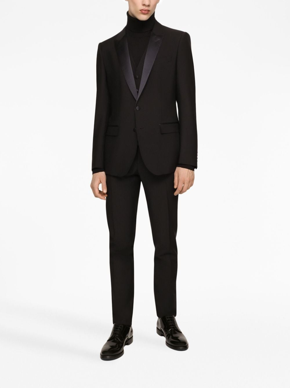 Wool Martini-fit tuxedo suit - 2