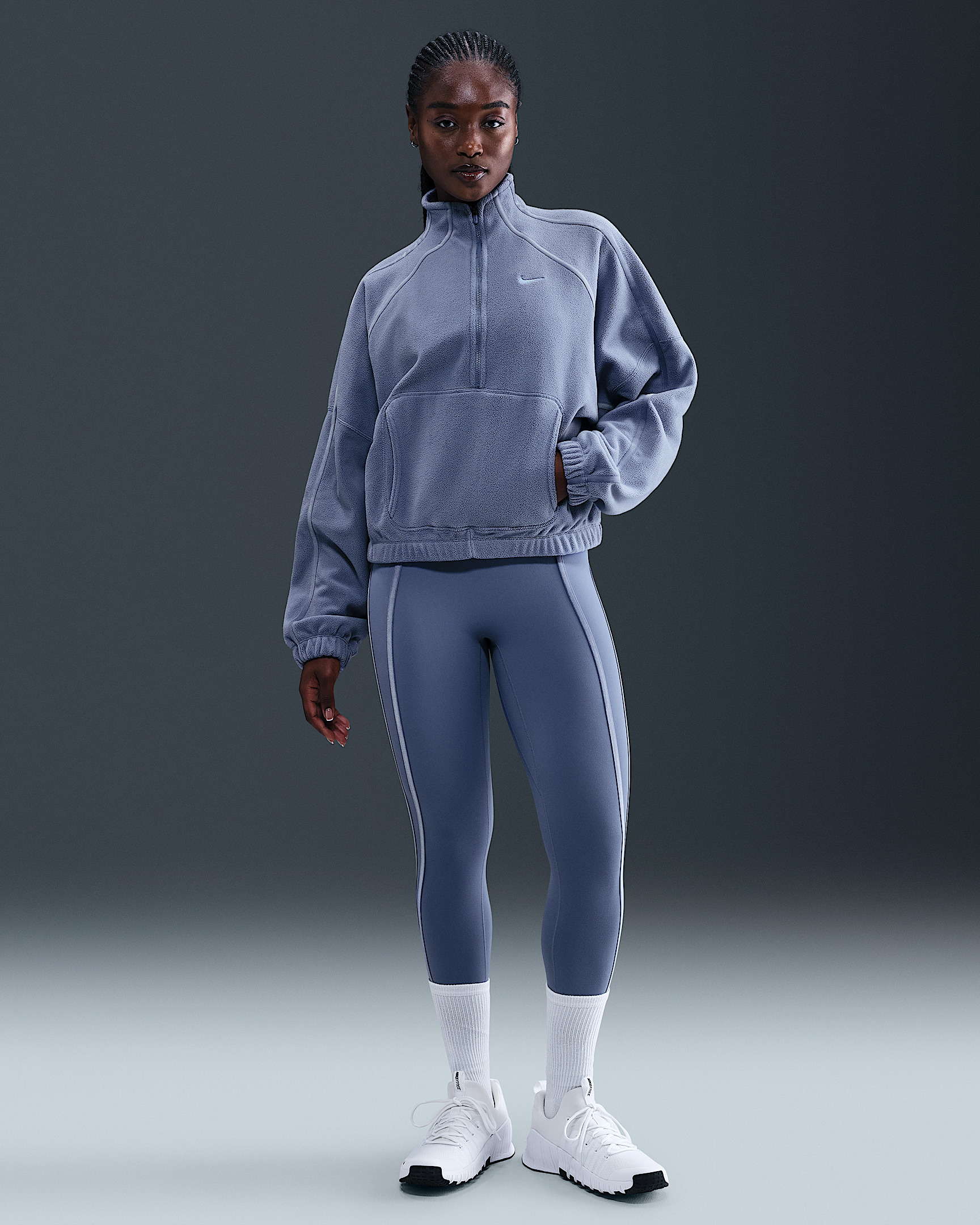 Nike One Women's Therma-FIT 1/2-Zip Top - 4