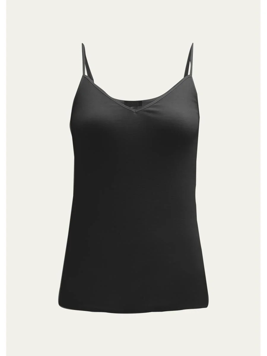 Seamless Cotton V-Neck Camisole - 1