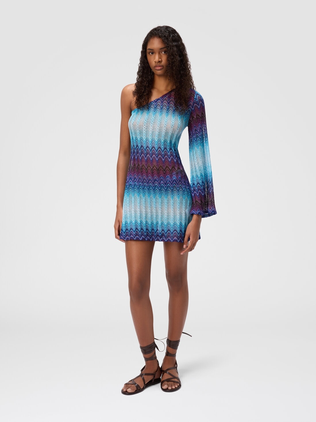 Short one-shoulder cover-up - 2