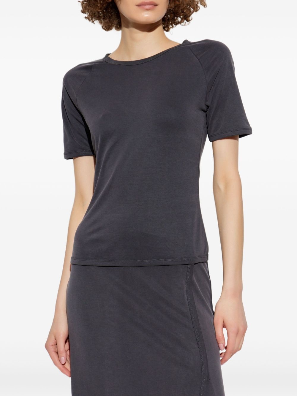 short-sleeve fitted top - 3