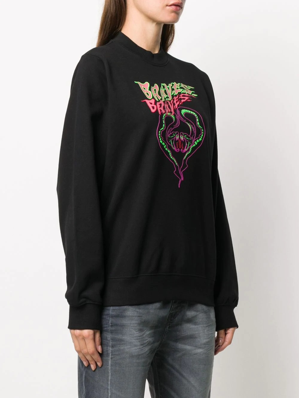 Brave crew neck sweatshirt - 3