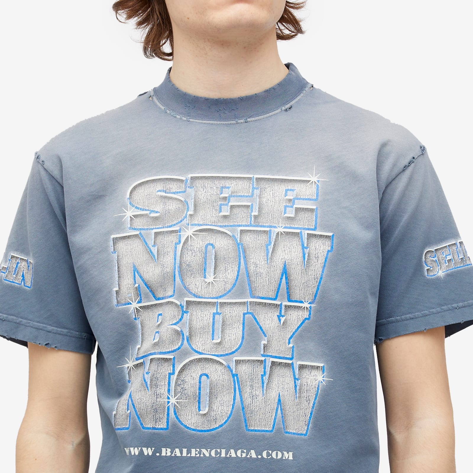 BALENCIAGA Balenciaga See Now Buy Now T-Shirt | endclothing