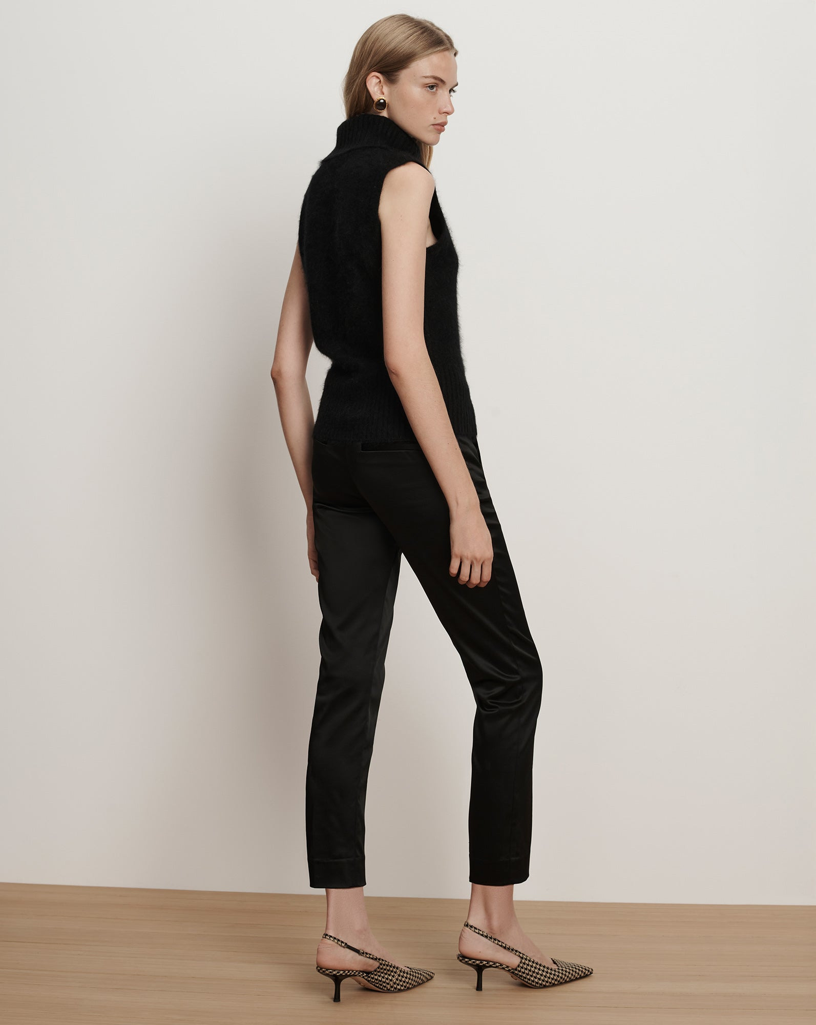STILA SLIM SATIN PANT - 5