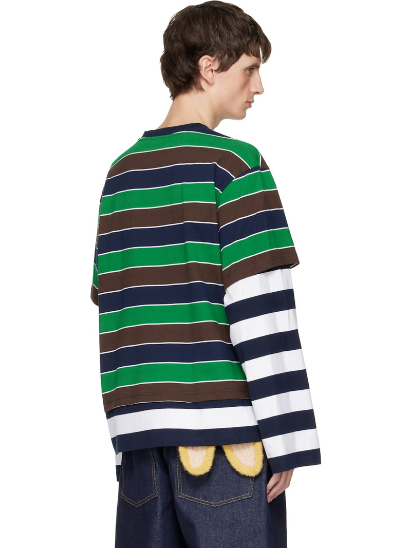 Multicolor Patch Long Sleeve 2-In-1 T-shirt 3