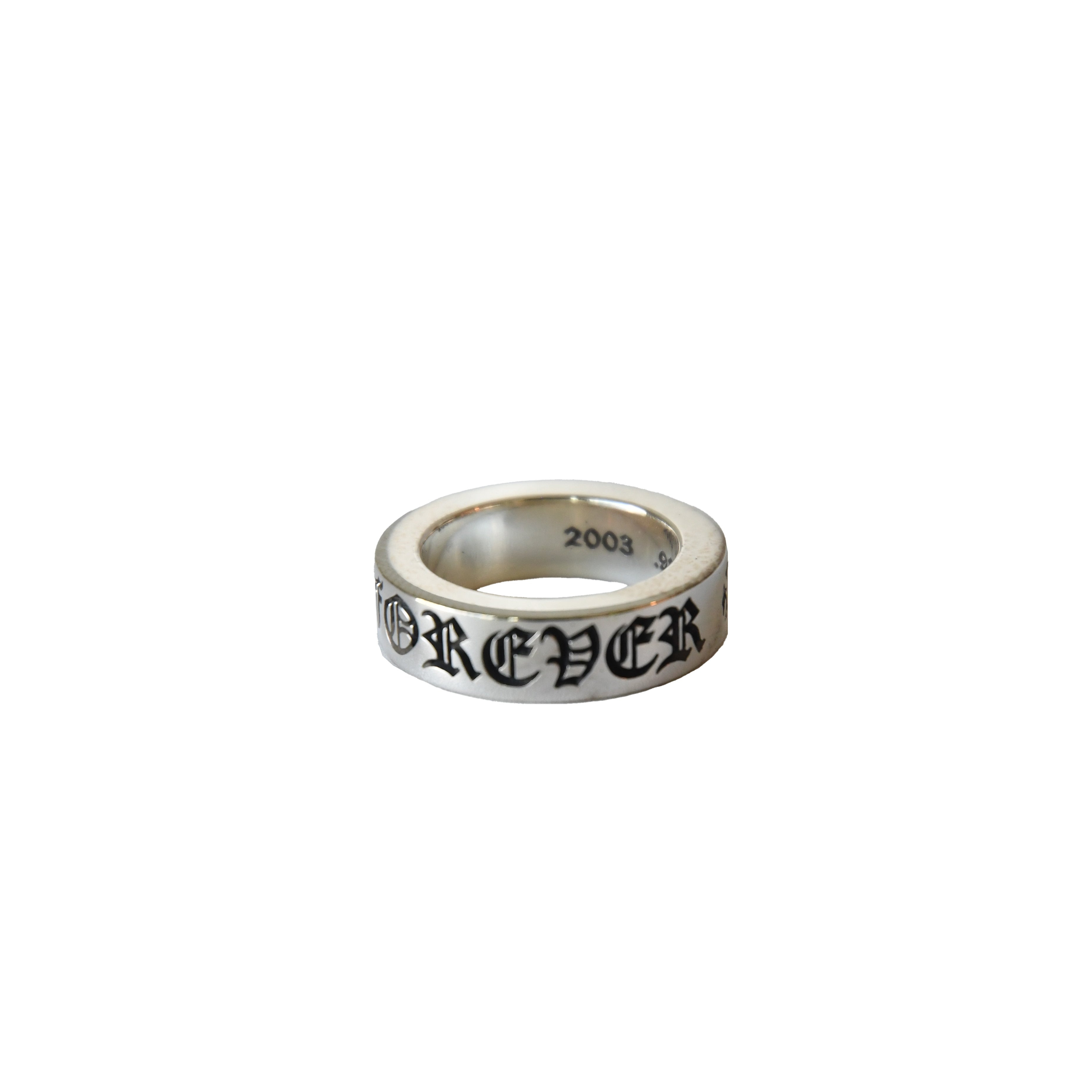 Chrome Hearts Forever Spacer Ring Silver - 3