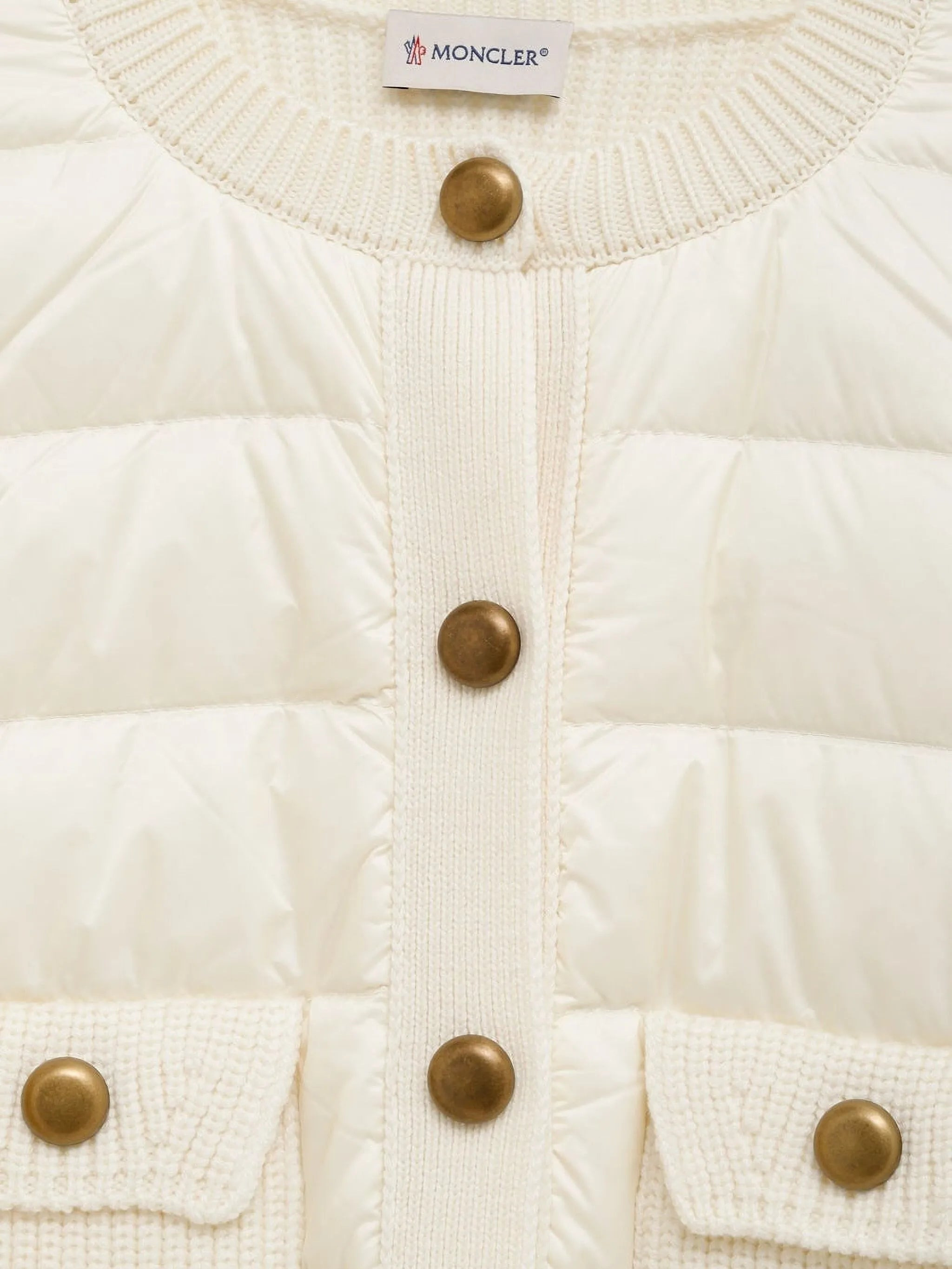 Moncler Quilted Knit Cardigan - 3