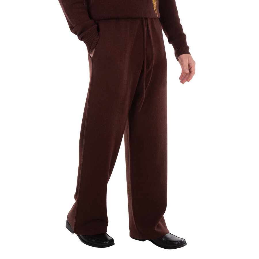 Burberry Rose Print Wool Track Pants - 6