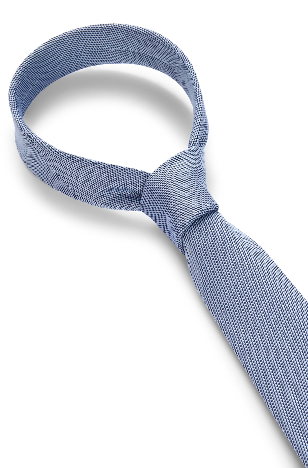 SILK TIE WITH ALL-OVER JACQUARD PATTERN - 6