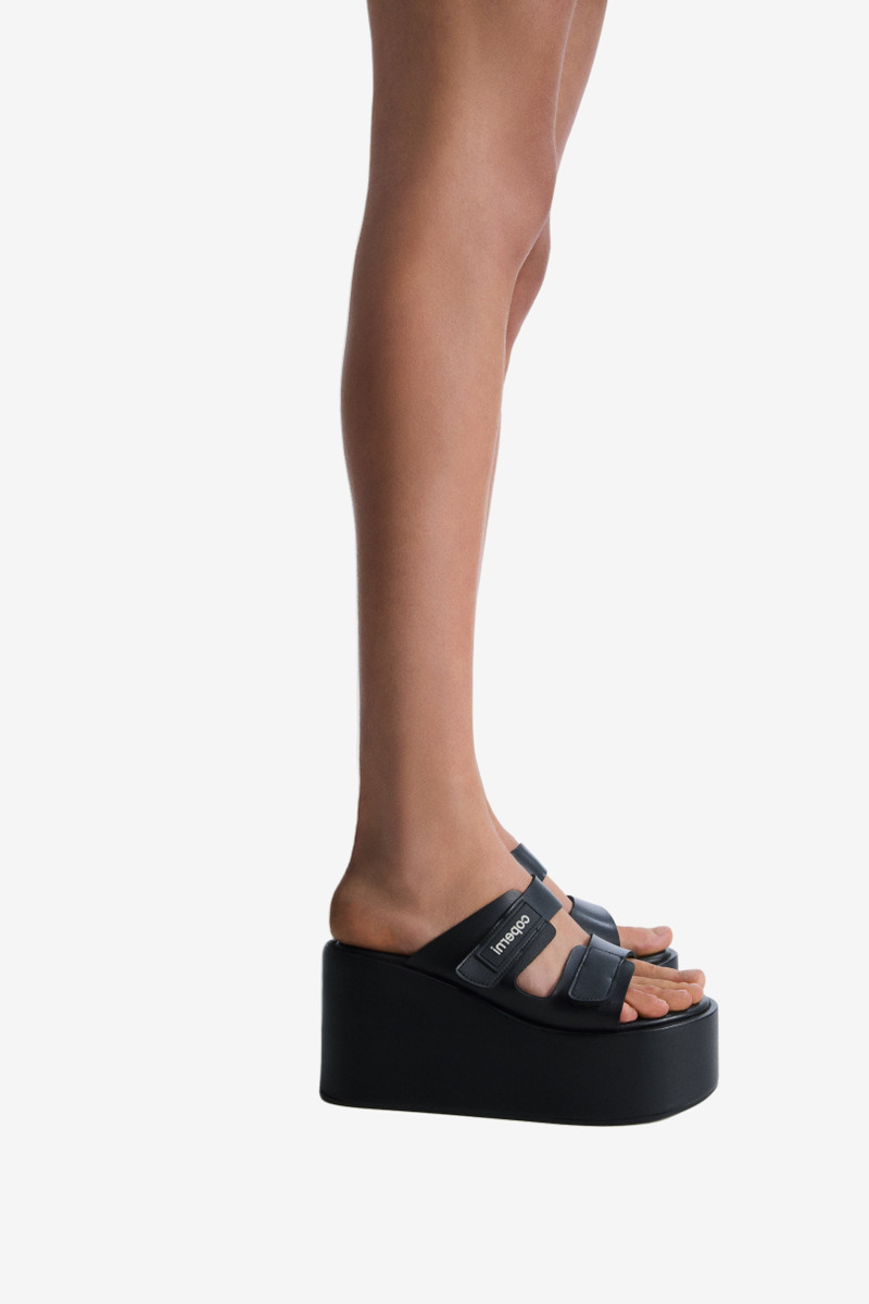 패치 웨지 샌들 1