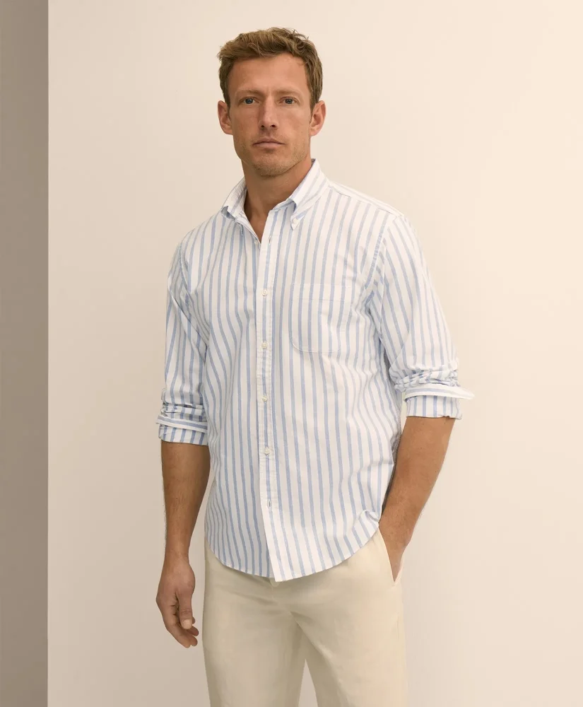 Friday Shirt, Oxford Regatta Stripe - 1