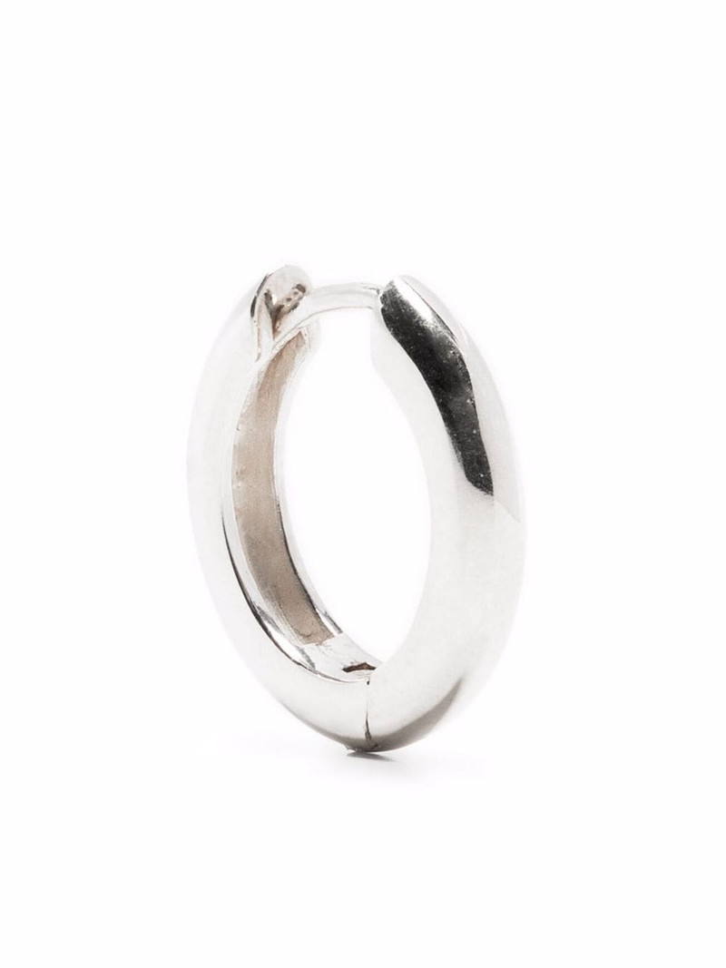 sterling silver hoop earring 1