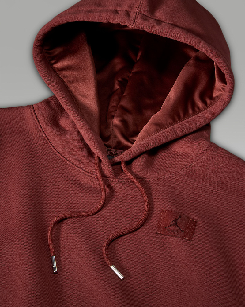Jordan Flight Fleece Women's Satin-Lined Pullover Hoodie 4