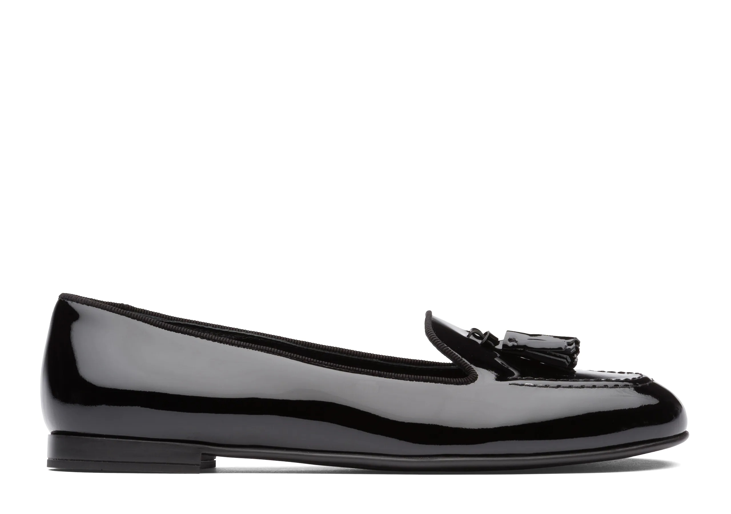 Nina
Patent Leather Tassel Loafer Black - 1