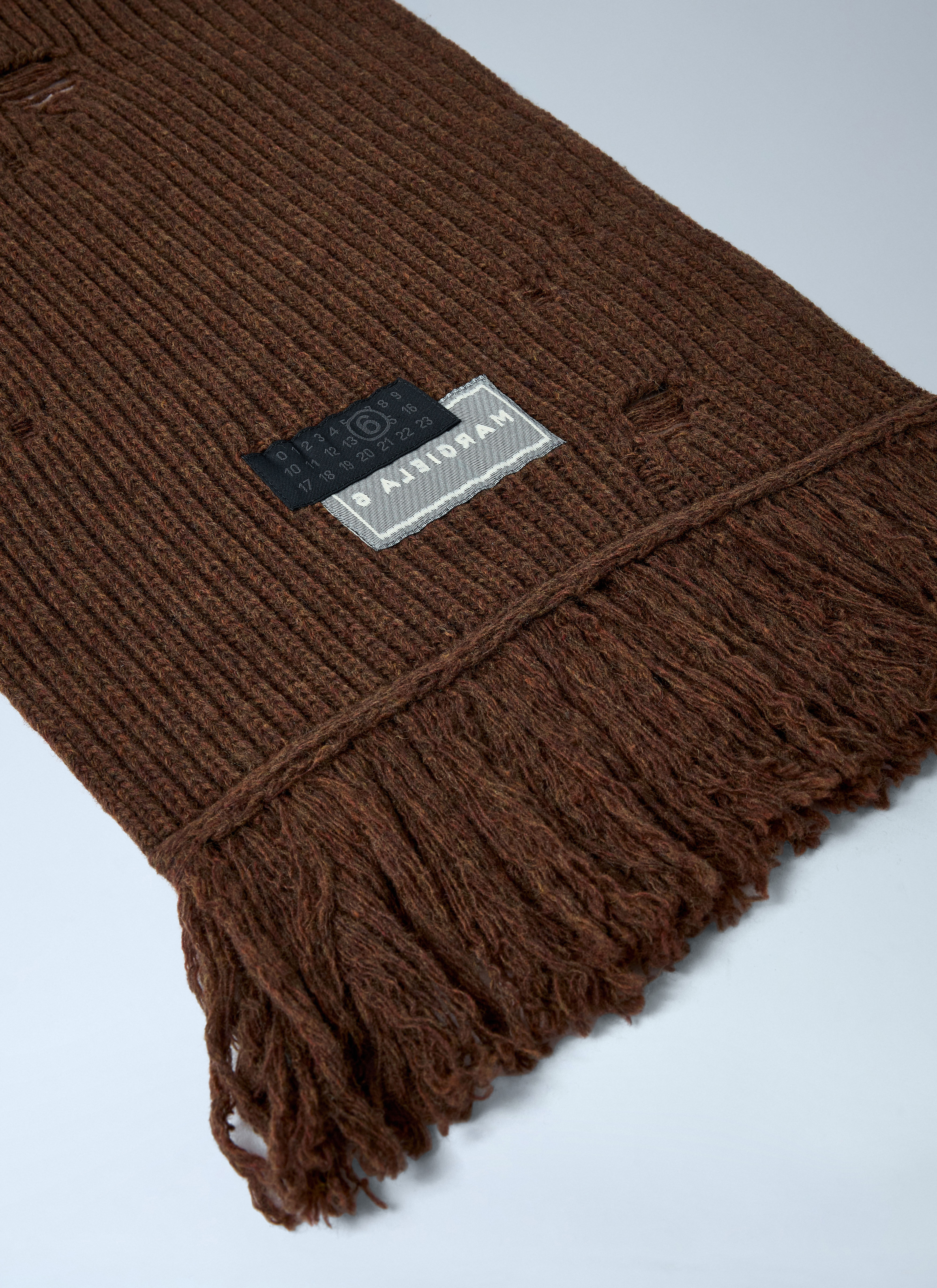 Distressed Wool-Blend Scarf - 3