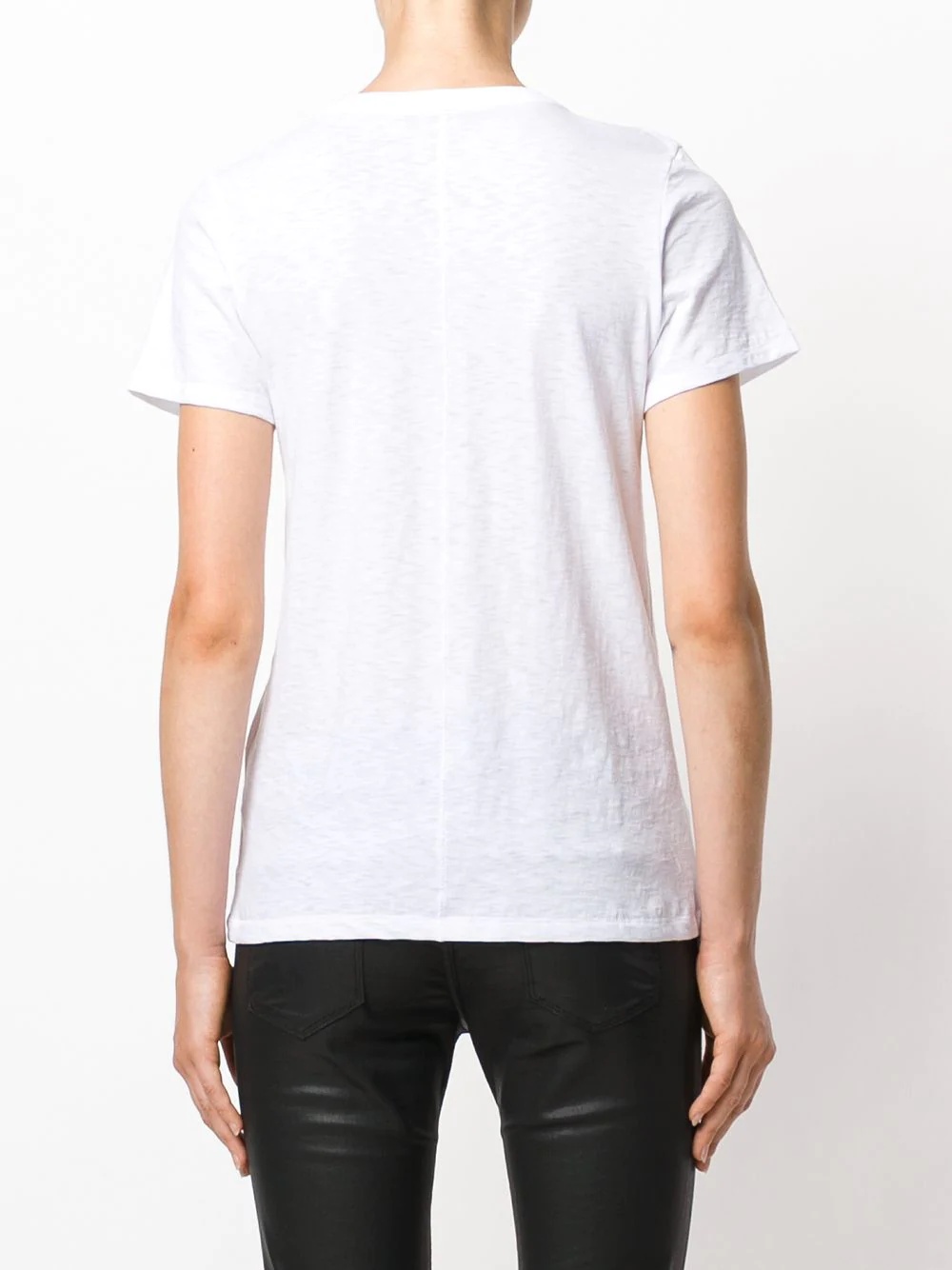 basic v-neck T-shirt - 4