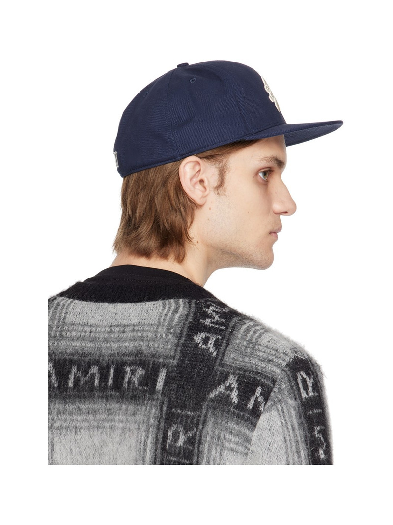 Indigo 'Amiri 22' Fitted Cap 3