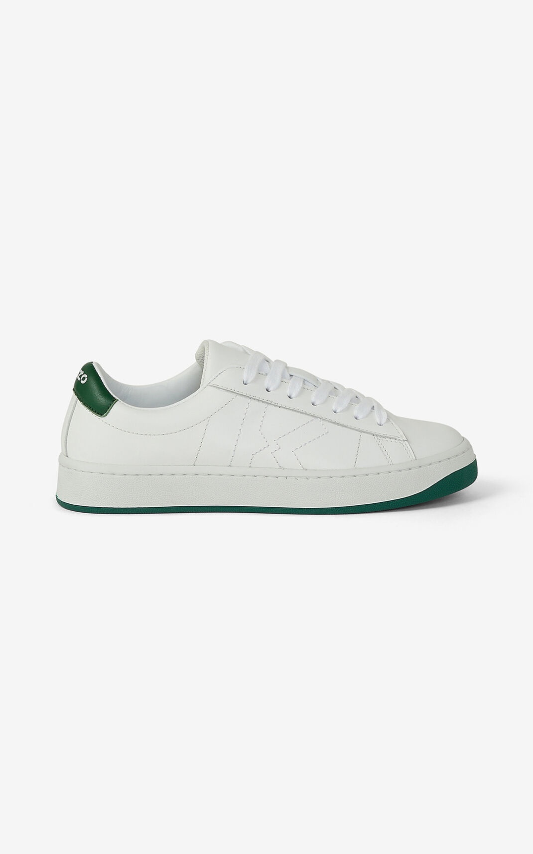 KENZO Kourt K Logo leather sneakers - 1