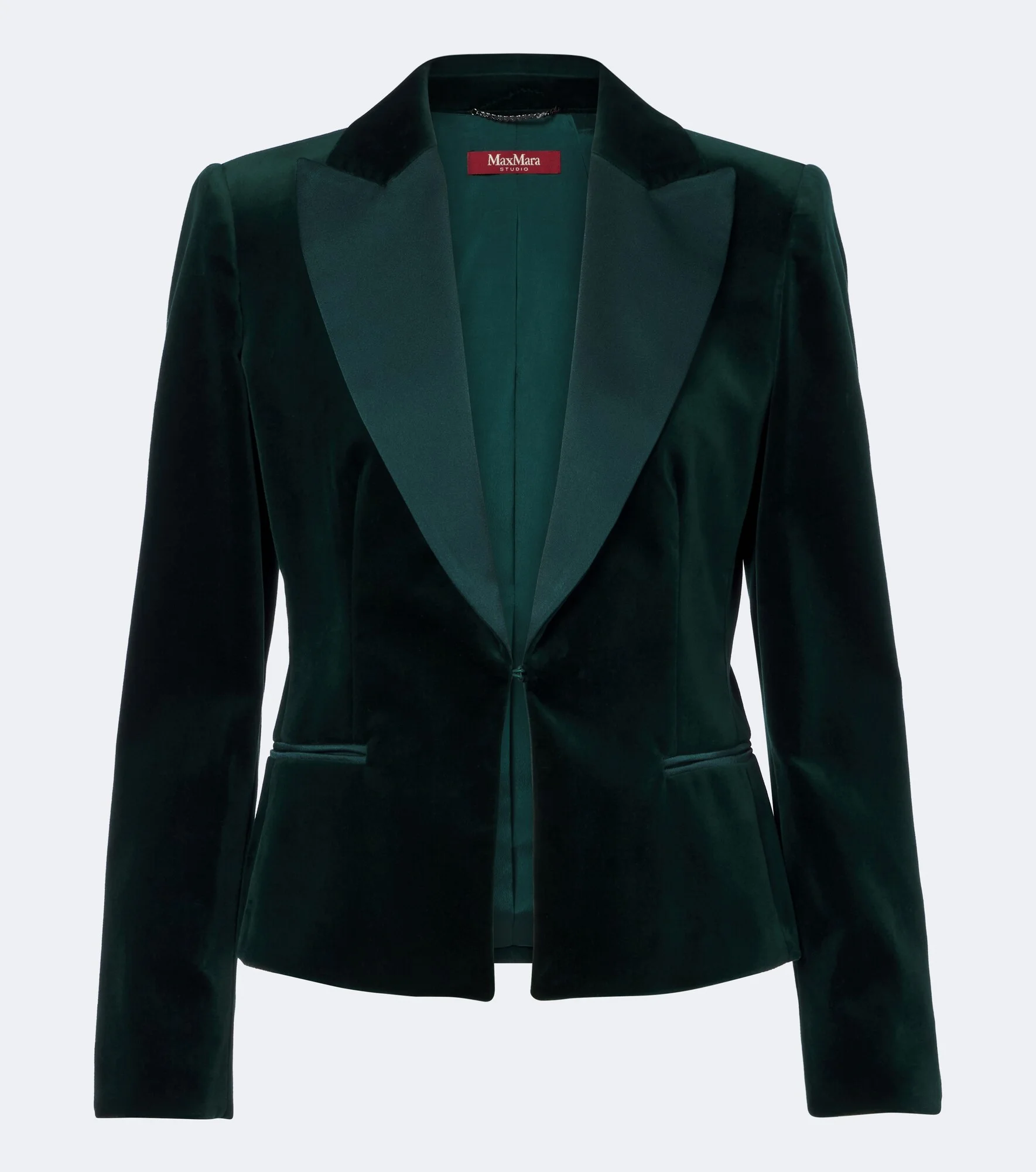 Elegante cotton velvet blazer - 1